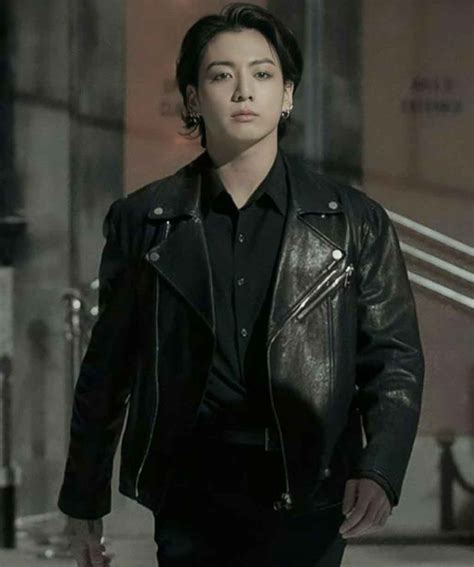 Jungkook Rocks Cool Leather Jacket - Get Inspired Today!